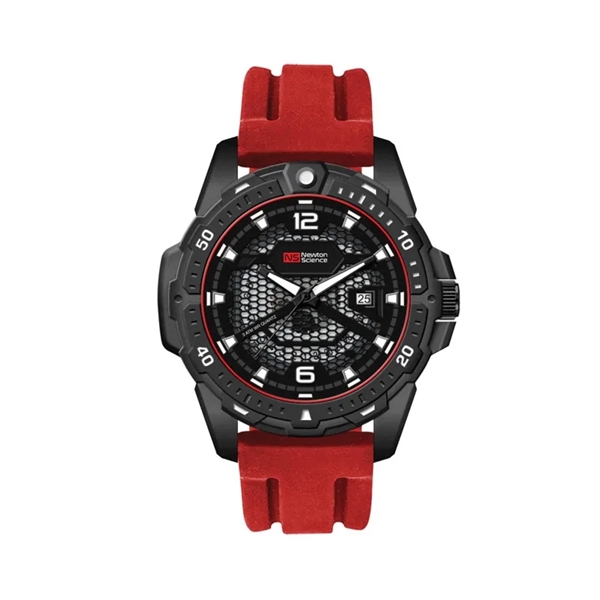 45MM, BLACK METAL CASE, 3-HAND MVT, DTE... from ASI 67866 Logomark/Valumark