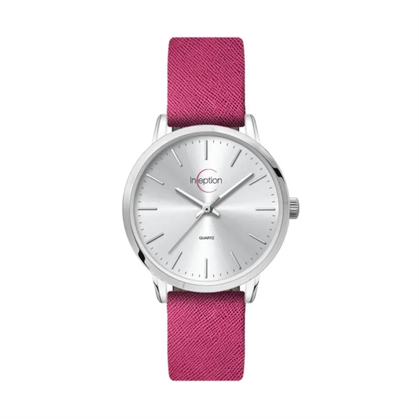 30.5MM, SILVER METAL CASE, 3-HAND MVT... from ASI 67866 Logomark/Valumark