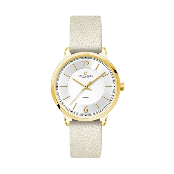 30.5MM, GOLD METAL CASE, 3-HAND MVT... from ASI 67866 Logomark/Valumark