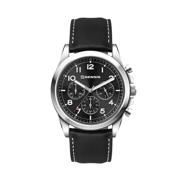 41MM, SILVER METAL CASE, CHRONO MVT... from ASI 67866 Logomark/Valumark