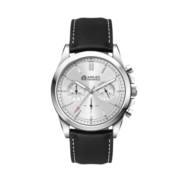 41MM, SILVER METAL CASE, CHRONO MVT... from ASI 67866 Logomark/Valumark