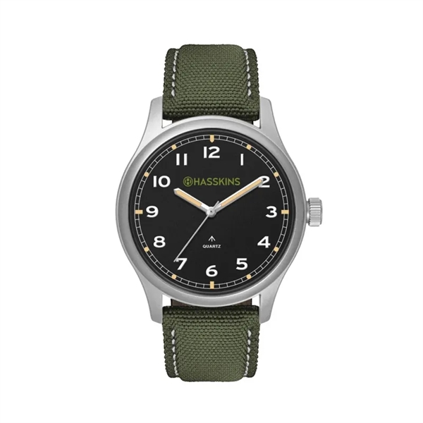 40MM, SILVER METAL CASE, 3-HAND MVT... from ASI 67866 Logomark/Valumark