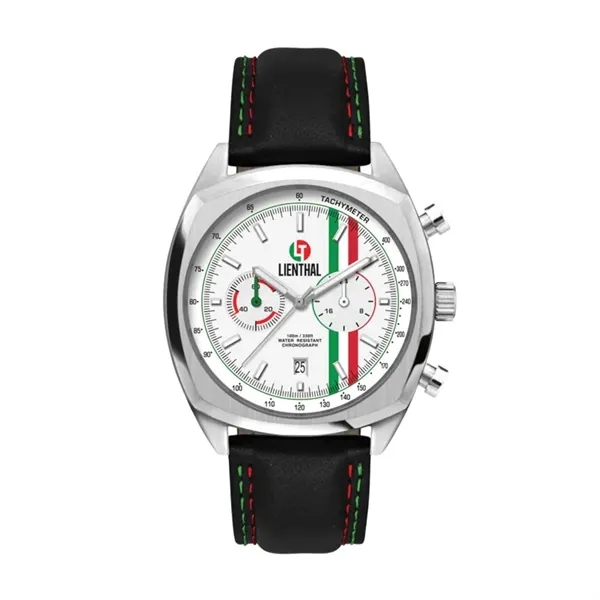 42MM, SS, SILVER CASE, CHRONO MVT, DTE... from ASI 67866 Logomark/Valumark