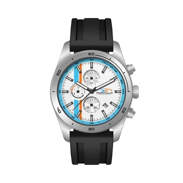 42MM, SS, SILVER CASE, CHRONO MVT, DTE... from ASI 67866 Logomark/Valumark