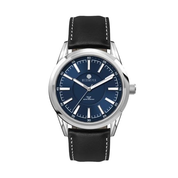 42MM, SS, SILVER CASE, 3-HAND "SOLAR" MVT... from ASI 67866 Logomark/Valumark