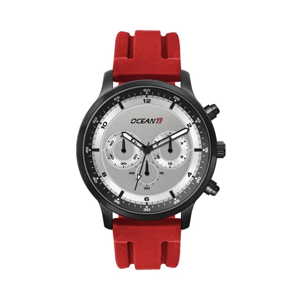 45MM, BLACK METAL CASE, CHRONO MVT... from ASI 67866 Logomark/Valumark