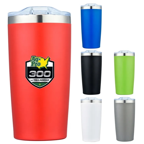 Merced 20oz. Tumbler: Durable stainless steel, keeps drinks hot 8 hrs,... from ASI 67557 LimeLight Ent