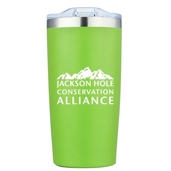 Merced 20oz. Tumbler: Durable stainless steel, keeps drinks hot 8 hrs,... from ASI 67557 LimeLight Ent