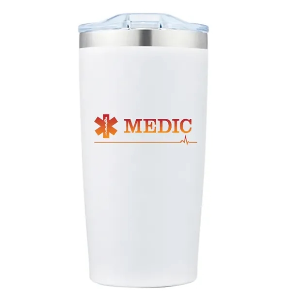 Merced 20oz. Tumbler: Durable stainless steel, keeps drinks hot 8 hrs,... from ASI 67557 LimeLight Ent