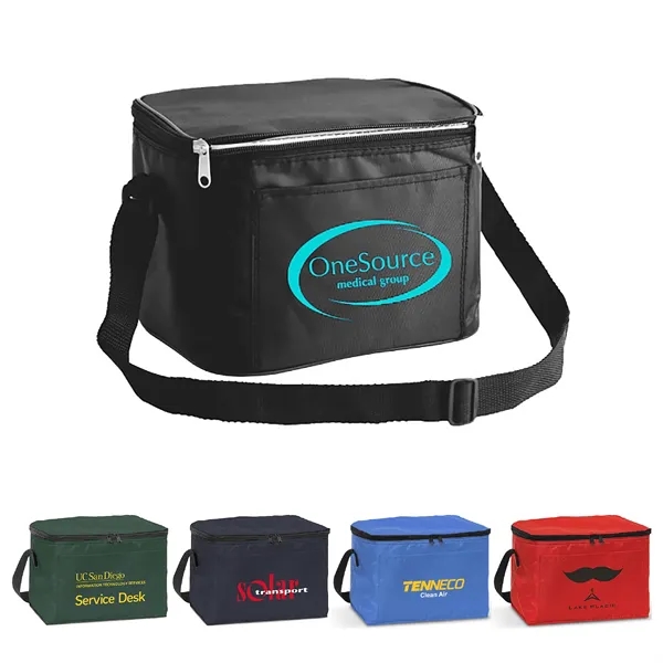 Shoulder strap cooler bag with adjustable shoulder strap and foil insulation.... from ASI 39820 Opusline (Benmex) / Opus Line