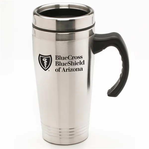 16 ounce stainless steel tumbler with double wall insulation and thumb... from ASI 39820 Opusline (Benmex) / Opus Line