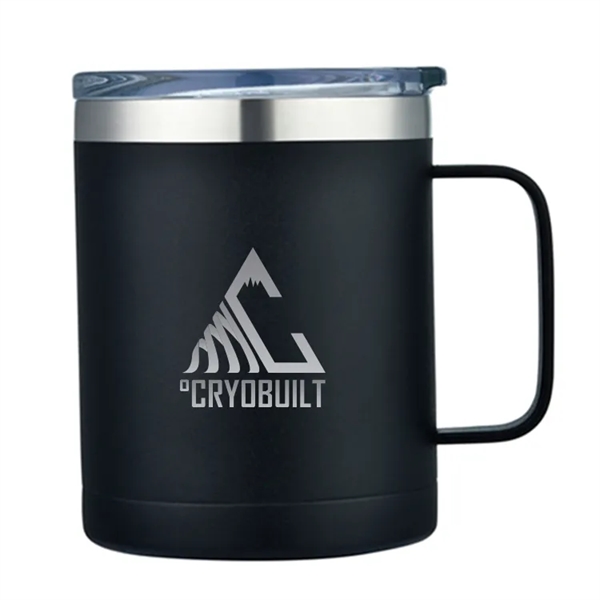 Carson 14oz. Camping Mug: Stainless steel, copper-coated insulation. Keeps drinks hot... from ASI 67557 LimeLight Ent
