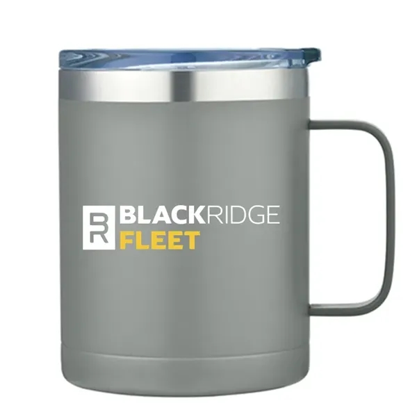 Carson 14oz. Camping Mug: Stainless steel, copper-coated insulation. Keeps drinks hot... from ASI 67557 LimeLight Ent