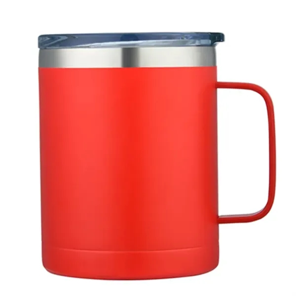 Carson 14oz. Camping Mug: Stainless steel, copper-coated insulation. Keeps drinks hot... from ASI 67557 LimeLight Ent