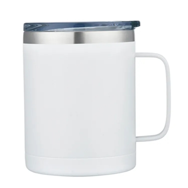 Carson 14oz. Camping Mug: Stainless steel, copper-coated insulation. Keeps drinks hot... from ASI 67557 LimeLight Ent