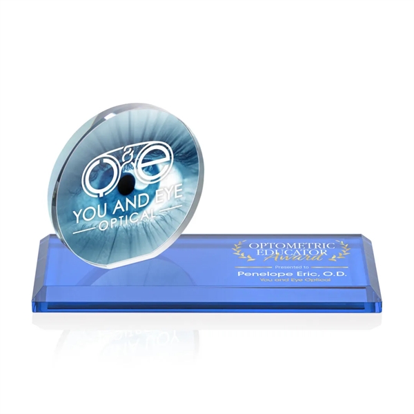 The Northam VividPrint™ Award features a lustrous 3.5” Starfire Crystal circle... from ASI 84592 St Regis Group / St Regis