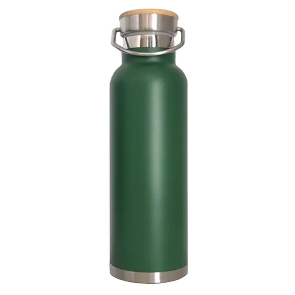 Yuba 20oz. Double Wall Tumbler: Stainless steel, vacuum-insulated. Versatile with bamboo... from ASI 67557 LimeLight Ent