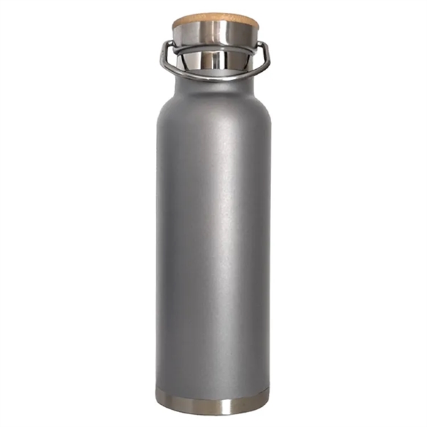 Yuba 20oz. Double Wall Tumbler: Stainless steel, vacuum-insulated. Versatile with bamboo... from ASI 67557 LimeLight Ent
