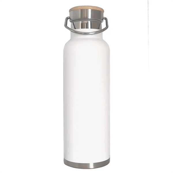 Yuba 20oz. Double Wall Tumbler: Stainless steel, vacuum-insulated. Versatile with bamboo... from ASI 67557 LimeLight Ent