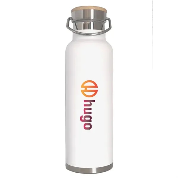Yuba 20oz. Double Wall Tumbler: Stainless steel, vacuum-insulated. Versatile with bamboo... from ASI 67557 LimeLight Ent
