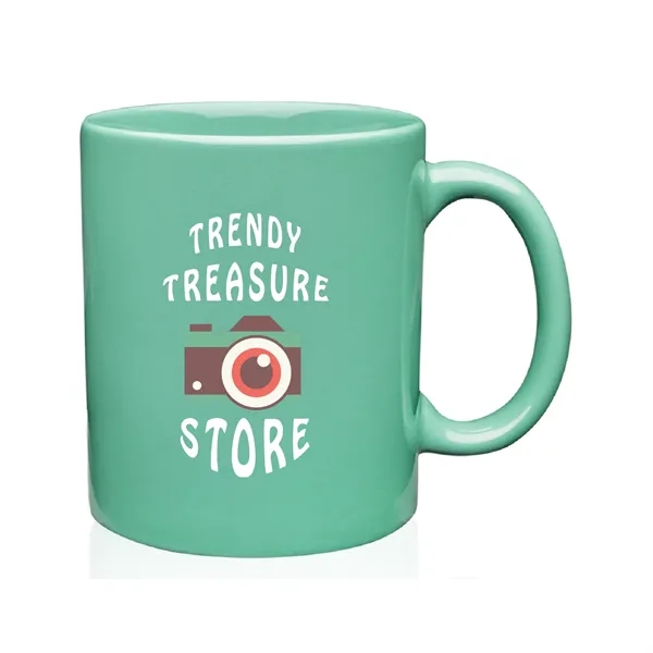 This durable 11 oz ceramic mug is smoothly molded with ceramic... from ASI 62088 IDProductsource
