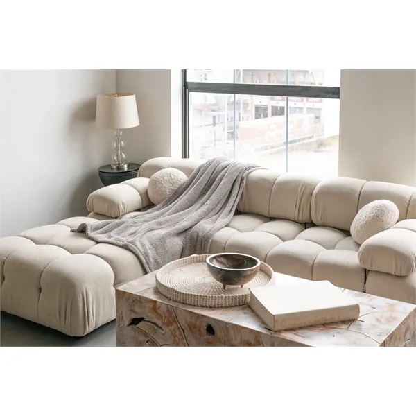 Unique and luxurious waffle texture on one side and sherpa on... from ASI 73520 Neet Feet / Kanata Blanket