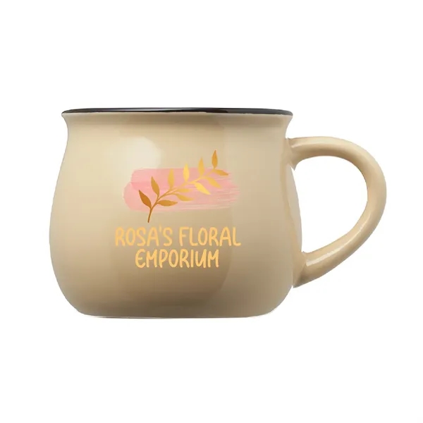 A pottery mug with character, our 12 oz. Potbelly ceramic mug... from ASI 62088 IDProductsource