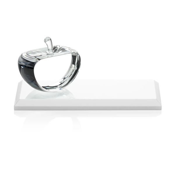 The Northam Apple VividPrint™ Award features a 3" Starfire Crystal Apple... from ASI 84592 St Regis Group / St Regis