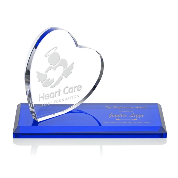 The Northam Heart Award features a sparkling 4" Starfire Crystal Heart... from ASI 84592 St Regis Group / St Regis