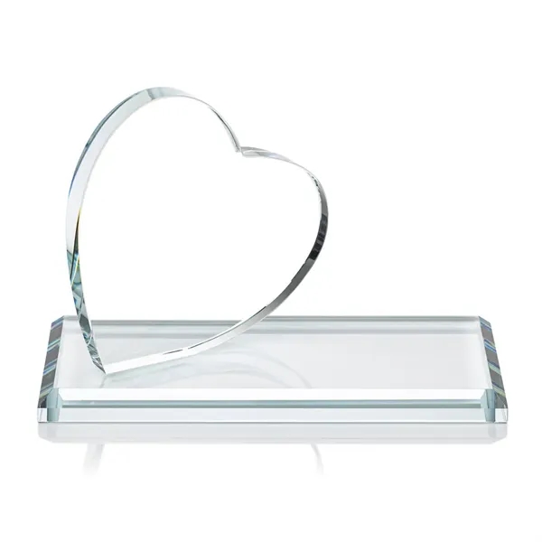 The Northam Heart VividPrint Award features a sparkling 4" Starfire Crystal... from ASI 84592 St Regis Group / St Regis
