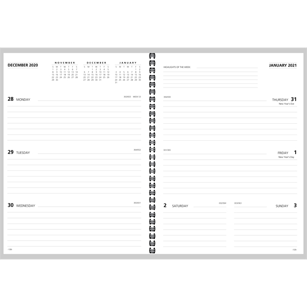 refill for executive week planner is wire bound.... from ASI 48575 Datamax International Inc