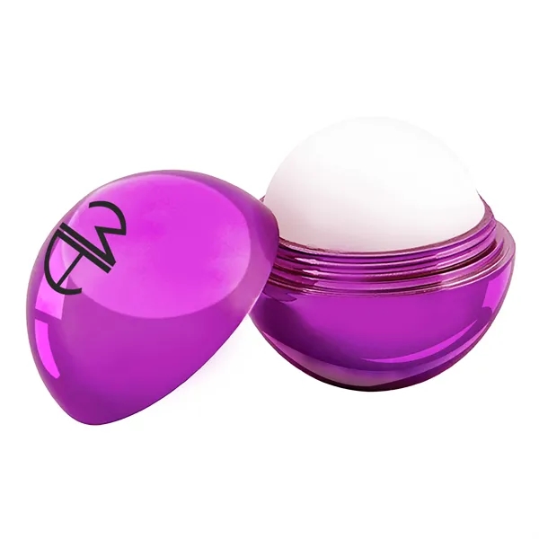 Round lip balm with metallic finish.... from ASI 63549 Jornik Manufacturing Corp