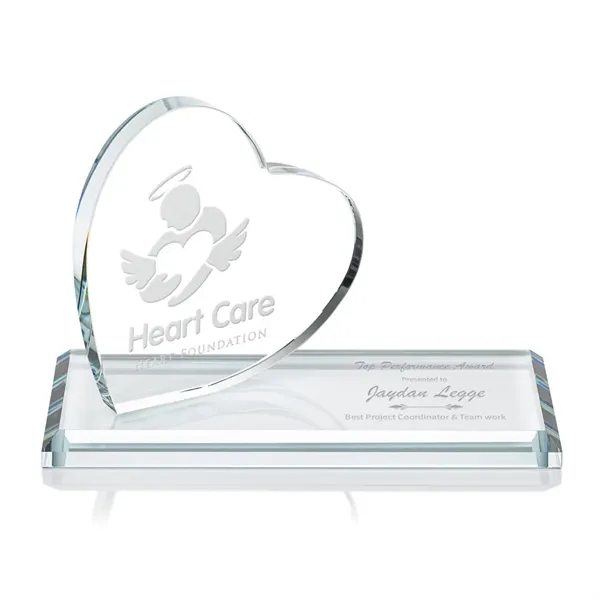 The Northam Heart Award features a sparkling 4" Starfire Crystal Heart... from ASI 84592 St Regis Group / St Regis