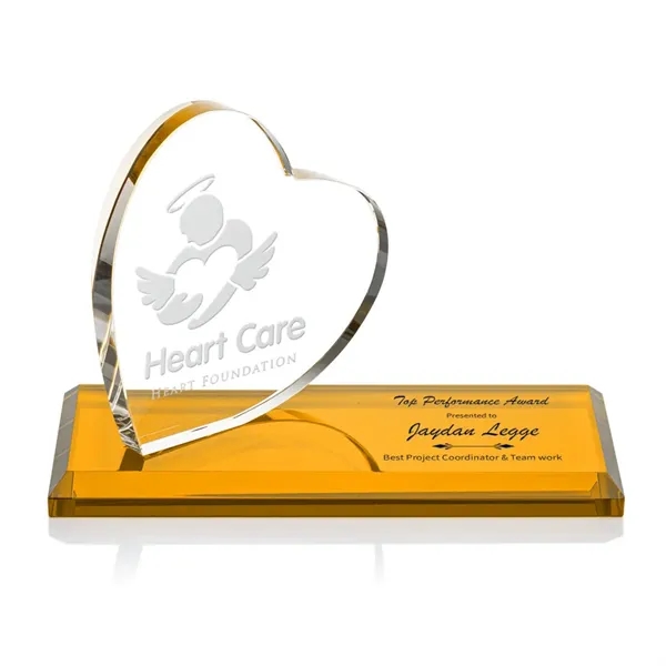 The Northam Heart Award features a sparkling 4" Starfire Crystal Heart... from ASI 84592 St Regis Group / St Regis