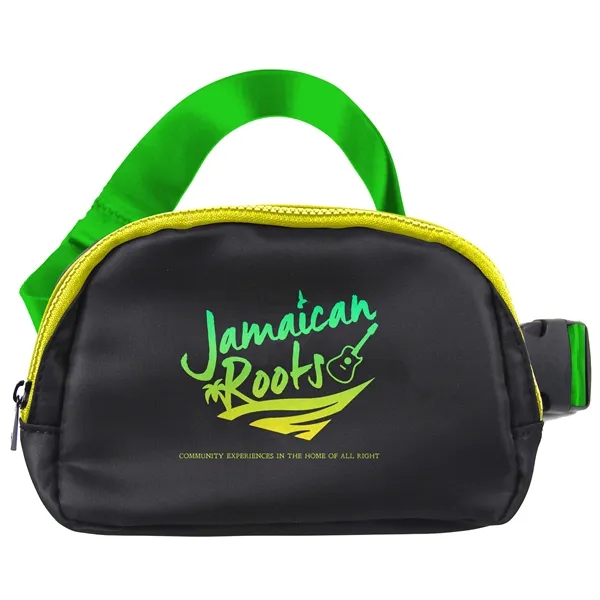 Belt bag/fanny pack that's made of water-resistant nylon with a 43"... from ASI 90807 Tekweld
