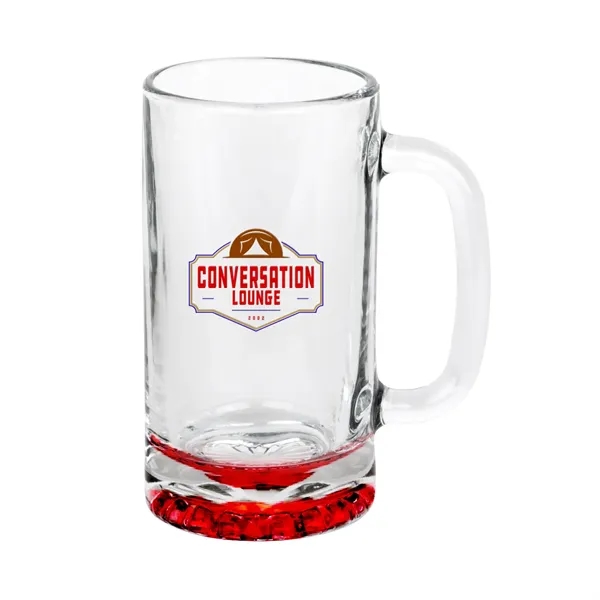 16-ounce glass beer mug with starburst bottom.... from ASI 62088 IDProductsource