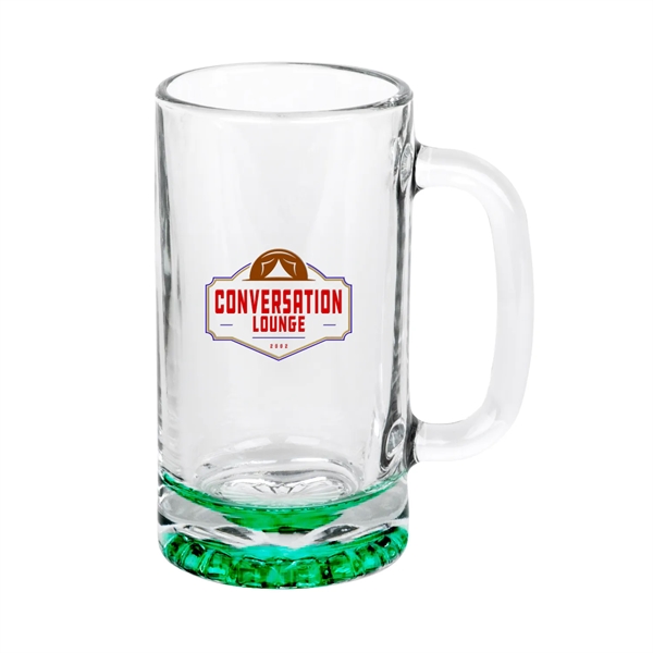 16-ounce glass beer mug with starburst bottom.... from ASI 62088 IDProductsource