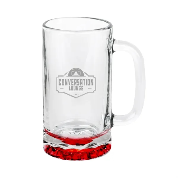 16-ounce glass beer mug with starburst bottom.... from ASI 62088 IDProductsource