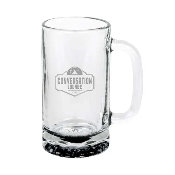 16-ounce glass beer mug with starburst bottom.... from ASI 62088 IDProductsource