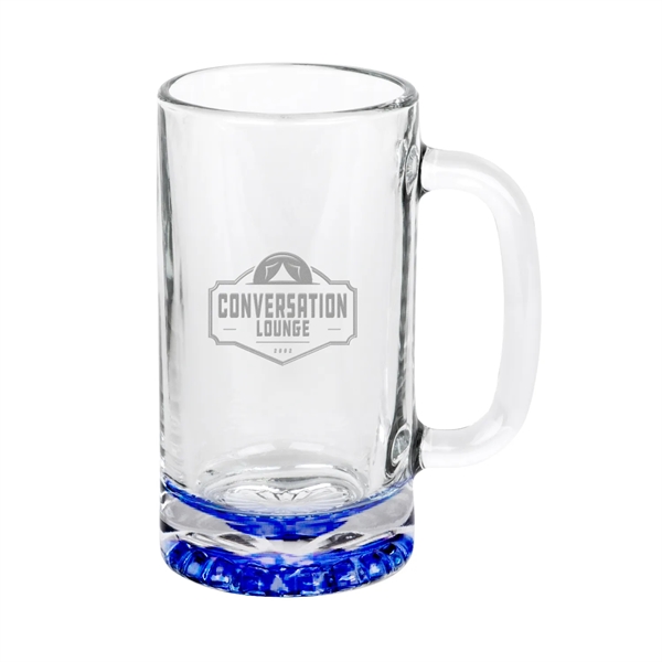 16-ounce glass beer mug with starburst bottom.... from ASI 62088 IDProductsource
