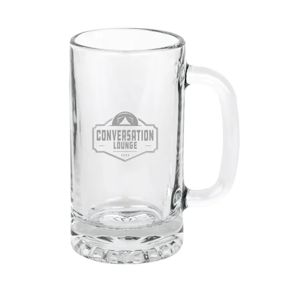 16-ounce glass beer mug with starburst bottom.... from ASI 62088 IDProductsource