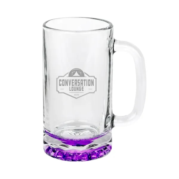 16-ounce glass beer mug with starburst bottom.... from ASI 62088 IDProductsource