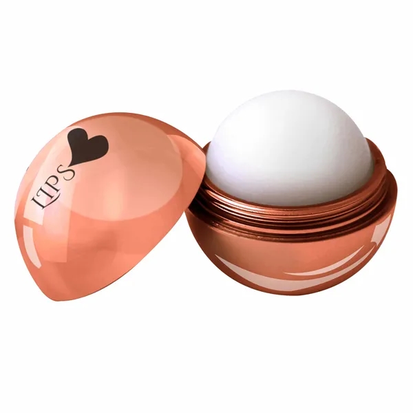 Round lip balm with metallic finish.... from ASI 63549 Jornik Manufacturing Corp