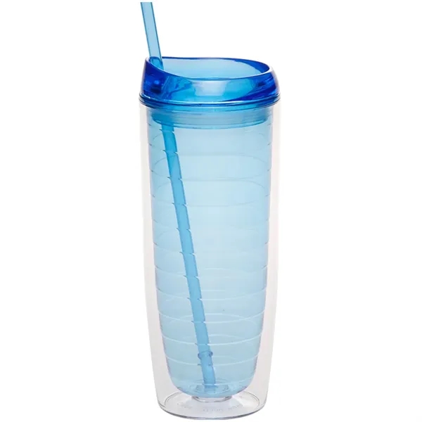 Tall colorful double wall tumblers, 20 oz. plus 1 color silkscreen... from ASI 37218 Athena Promo (tm)