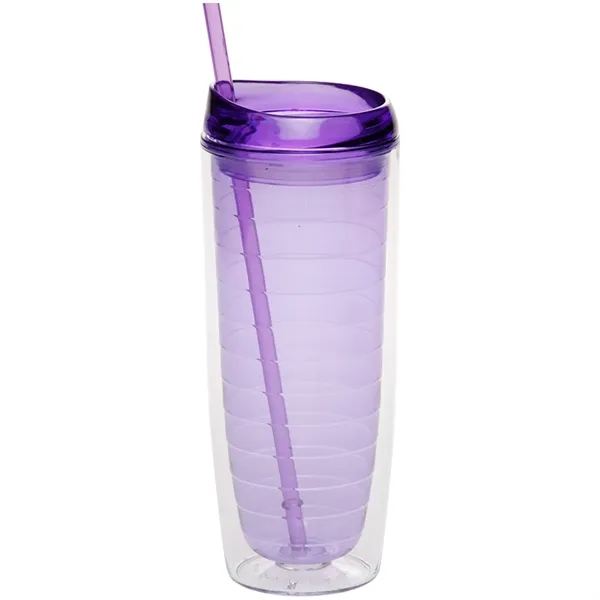Tall colorful double wall tumblers, 20 oz. plus 1 color silkscreen... from ASI 37218 Athena Promo (tm)
