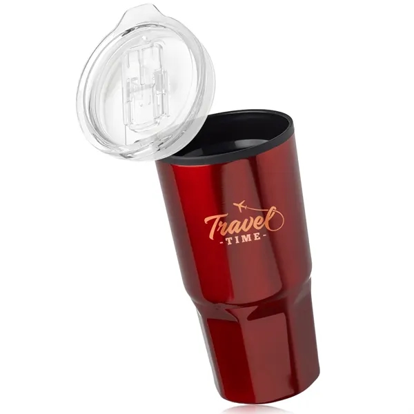 16 oz. capacity travel mug with clear slider lid.... from ASI 39552 BEL Promo