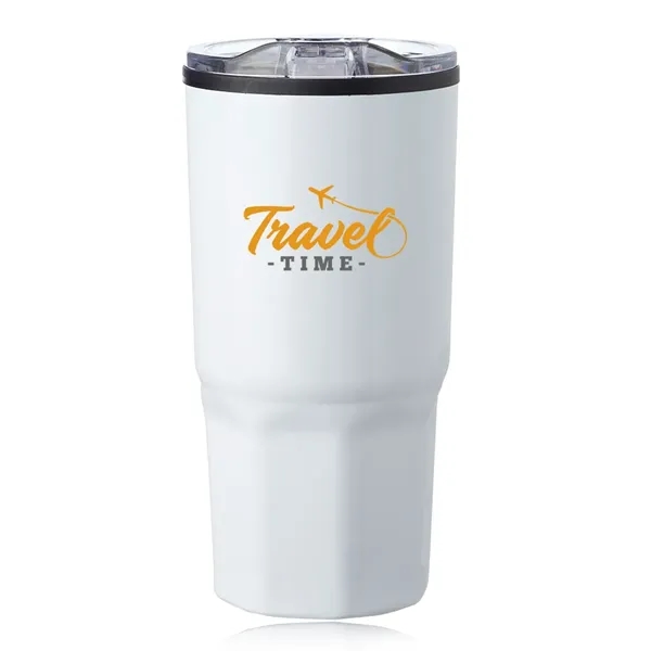 16 oz. capacity travel mug with clear slider lid.... from ASI 39552 BEL Promo