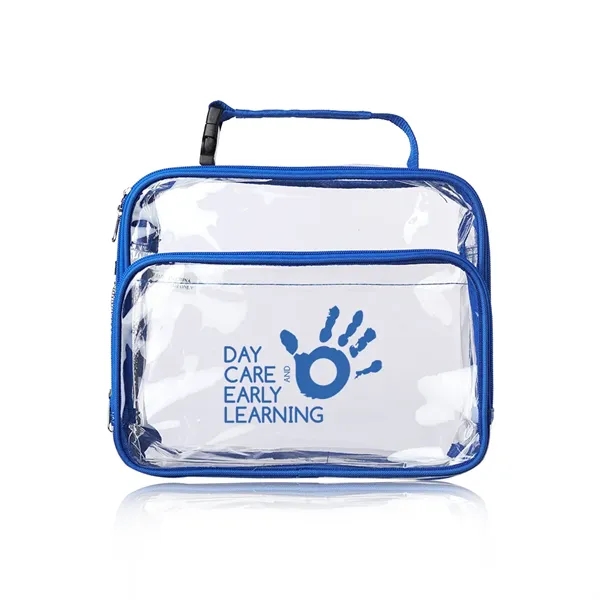 Transparent lunch bags made of ultra clear PVC with large front... from ASI 39552 BEL Promo