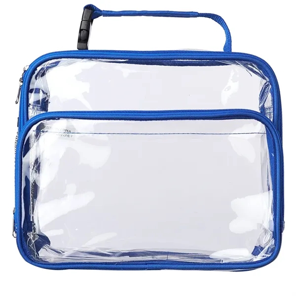 Transparent lunch bags made of ultra clear PVC with large front... from ASI 39552 BEL Promo