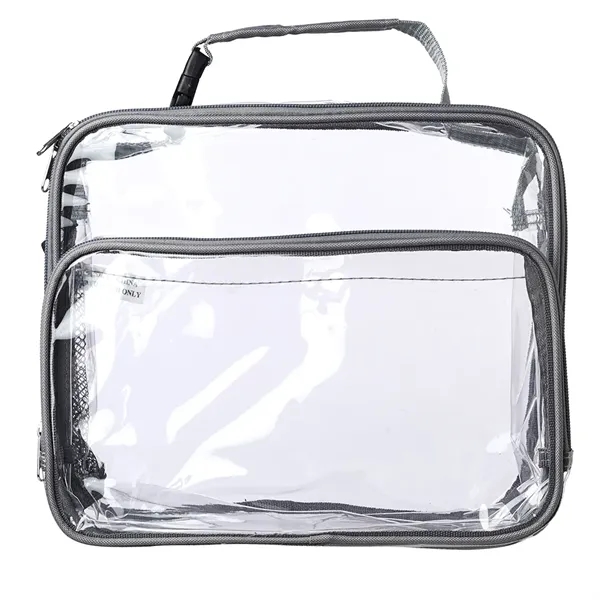 Transparent lunch bags made of ultra clear PVC with large front... from ASI 39552 BEL Promo